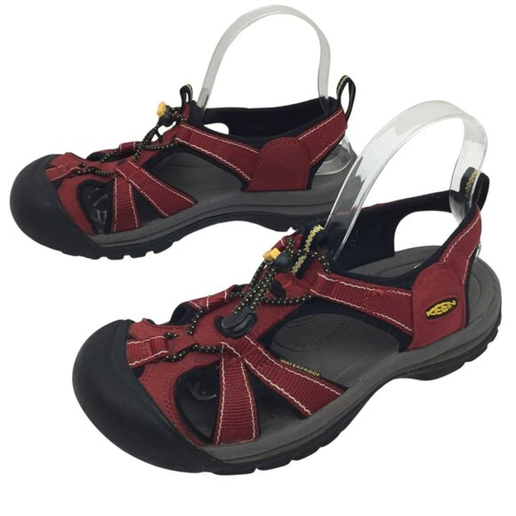 Keen Newport H2 Red Hiking Sandals Womens 8 - Picture 2 of 9